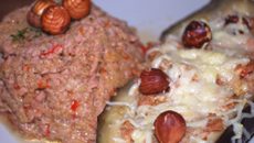 Aubergines à la soubrassade