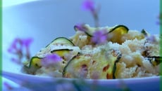 Risotto courgettes parmesan