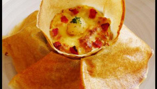 Gratin de cristophines aux épices et au chèvre frais