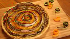 Tarte salée en spirale