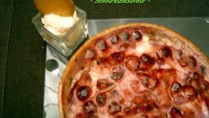 Croûte fromagère aux framboises