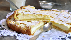 Crostata di ricotta ou tarte à la ricotta