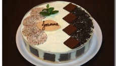 Entremet chocolat / menthe