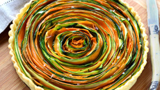 Tarte spirale aux légumes