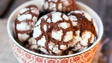 Biscuits craquelés au chocolat rapide
