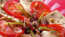 Carpaccio estival au tofu