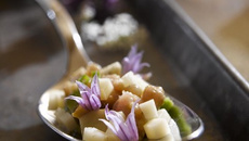 Tartare de veau à la tomme de Savoie