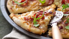 Pizza au jambon fumé et Sublime Filante