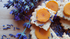 Sablés abricots lavande
