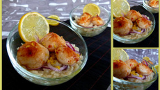 Verrine de Risotto au citron et aux St Jacques