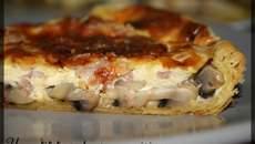 P'tite quiche champignons et bacon