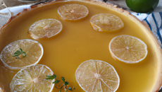 Flan en tarte vanille / citron