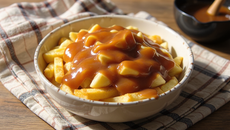 La sauce poutine (plat québécois)