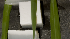 Dessert thai au pandanus et lait de coco