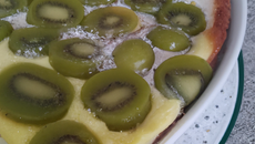 Clafoutis au kiwi