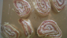 Feuilleté de saumon fumé