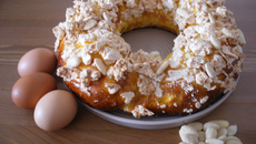 Couronne des rois meringuée