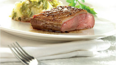 Magret de canard et purée