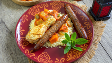 Coucous au poulet et légumes surgelés