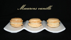 Macarons à la vanille