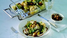 Gratin festif aux choux avec Kikkoman Sauce Soja