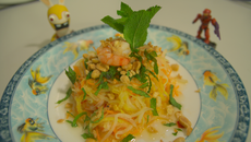 Salade de mangue verte aux crevettes
