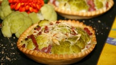Tartelettesau chou fleur vert