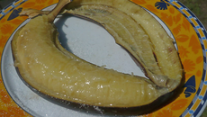 Bananes confites au whisky