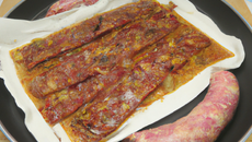 Galettes de ratte à l'andouille de Vire