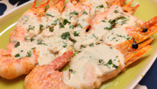 Langoustines au beurre d'estragon