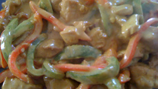 Thon épicé au lait de coco