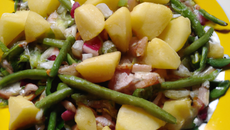 Salade de haricots verts et pommes de terre
