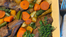 Casserole d'agneau aux carottes