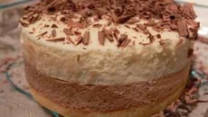 Entremets aux deux chocolats