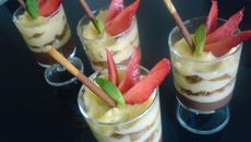 Verrines citron, chocolat & speculoos