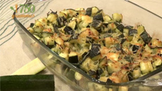 Gratin de courgettes à l'ail