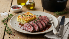 Gigue de chevreuil basse température