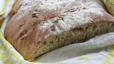 Pain ciabatta à l'huile d'olive