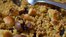 Noix de pétoncles en crumble au St Môret