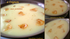 Soupe à l'oignon et aux pommes