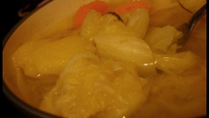 Douce soupe d'automne