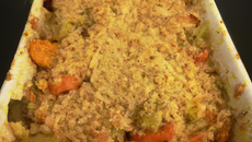 Crumble léger de légumes