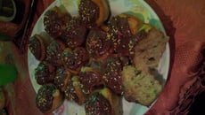 Cupcakes banane chocolat glacage nutella