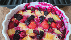 Gratin de fruits rouges au thermomix