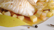 Papillotes de turbot aux pommes