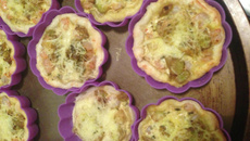 Tartelette aux crevettes curry