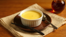 Flan aux œufs à la vanille