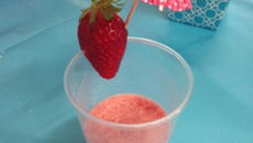 Cocktail à la fraise