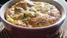 Clafoutis aux courgettes