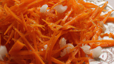 Carottes noix de coco gingembre